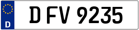 Truck License Plate